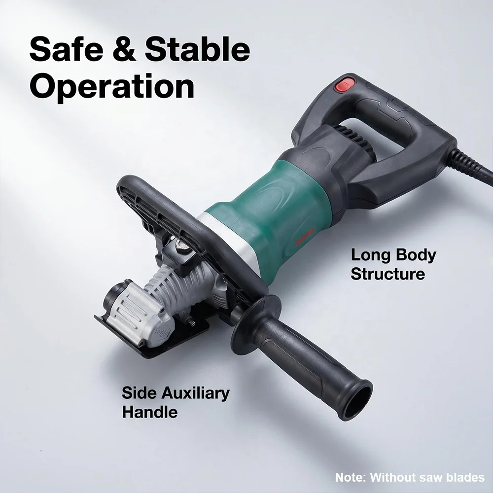 Industrial grade electric wall slotting machine, wall slotting concrete cutting machine, brushless cutting machine
