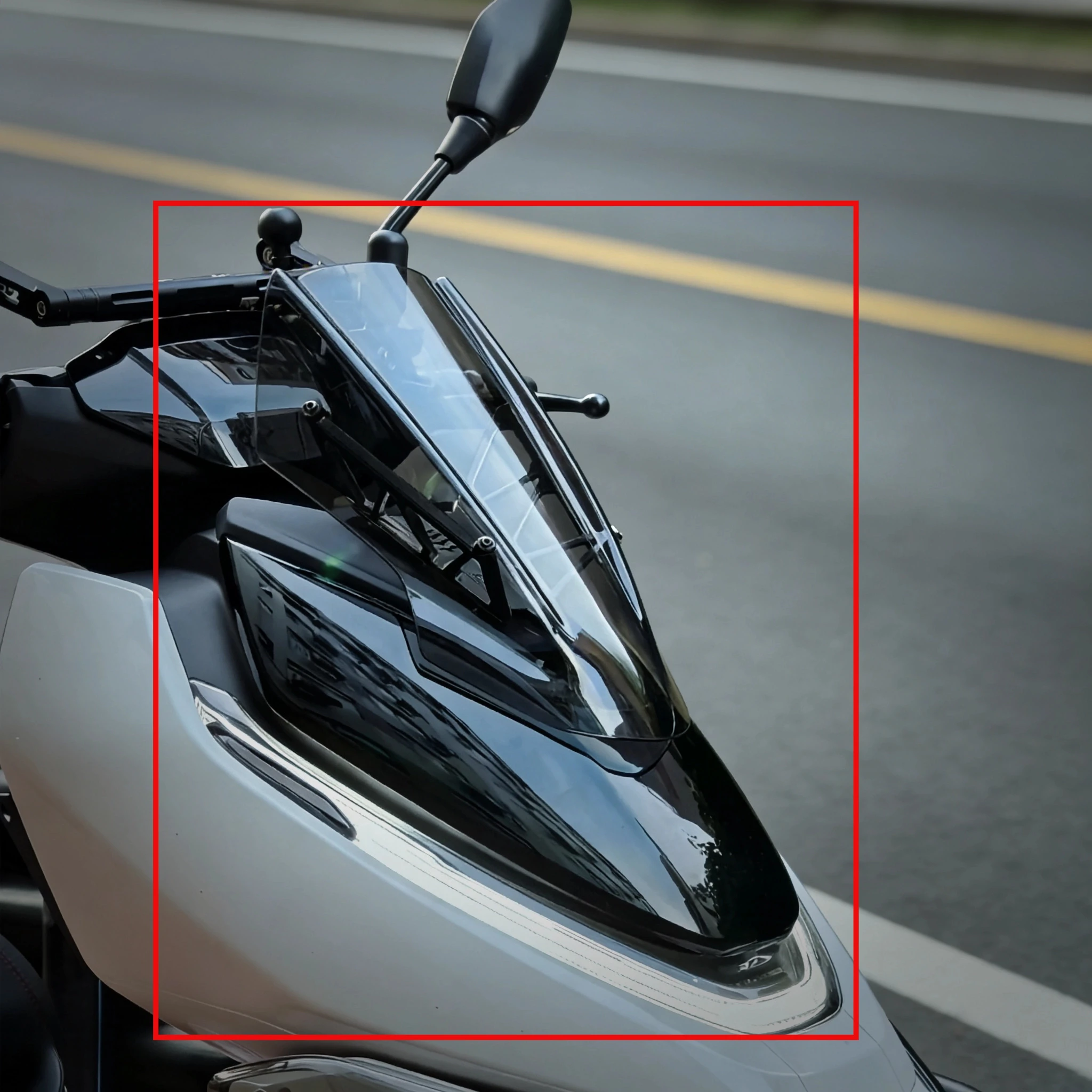 Motorcycle Modified Windshield Wind Deflector Heightened Windshield Front Glass Accessories For ZEEHO AE4 AE5 AE5i Electric