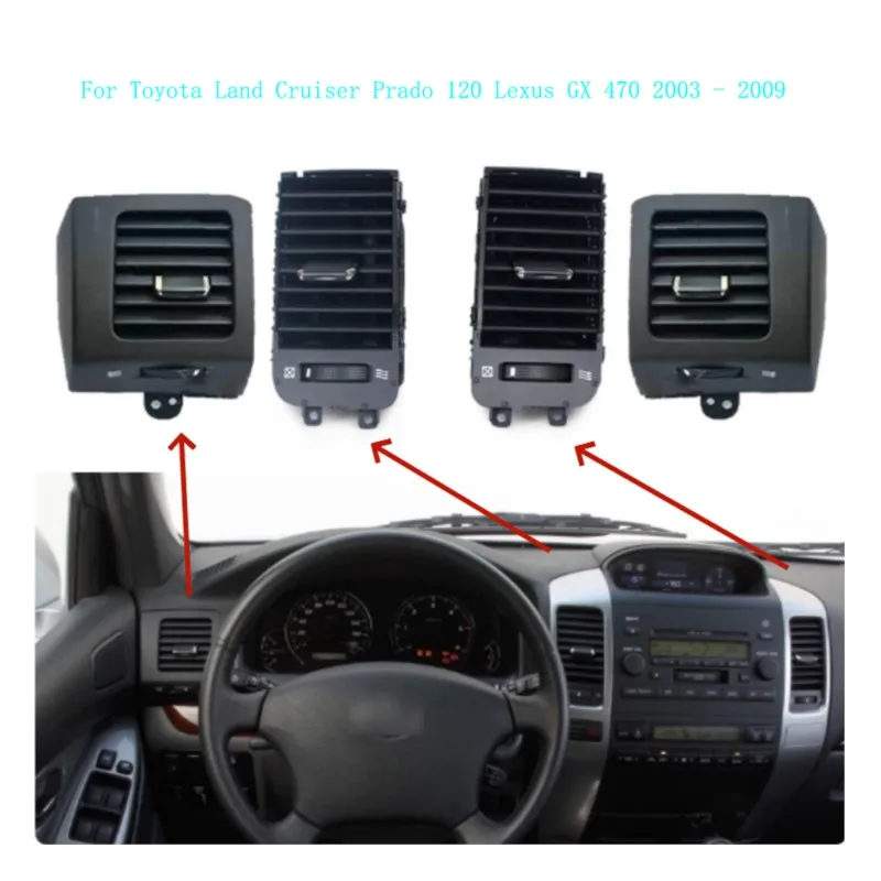 Suitable for Toyota Land Cruiser Prado 120 Lexus GX470 03-09 air conditioning grille