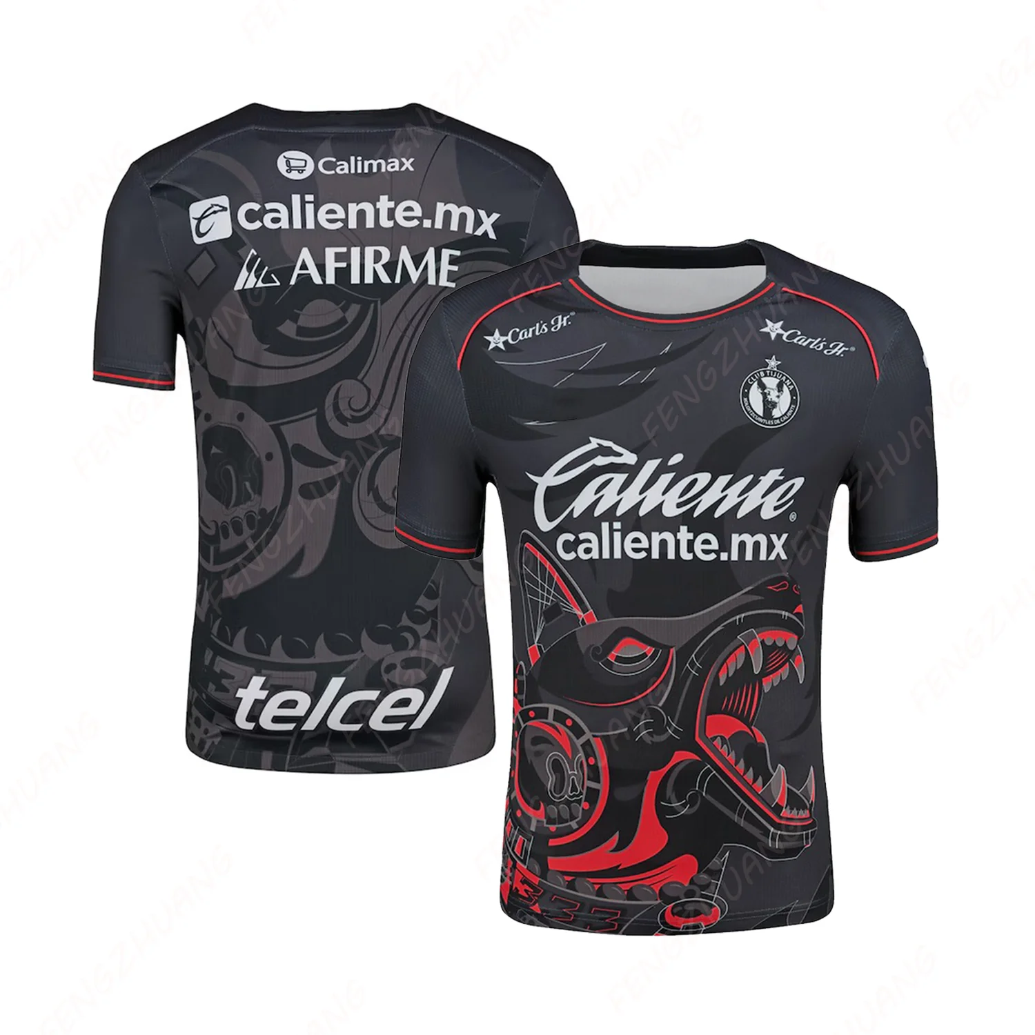 Club Tijuana Charly 2024/25 Jersey Outdoor Sweat Absorbent Quick Dry Soccer Jersey Summer Classic Casual Loose T-Shirt New