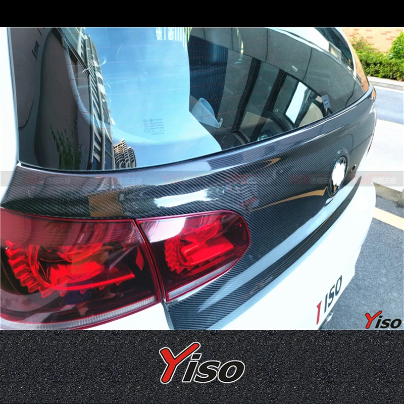Suitable for GOLF 6 GTI R20 R Carbon Modified Tail Box Cover Aerodynamic kit GOLF 6 GTI R20 R Carbon fiber GOLF 6 Tail Box Cover