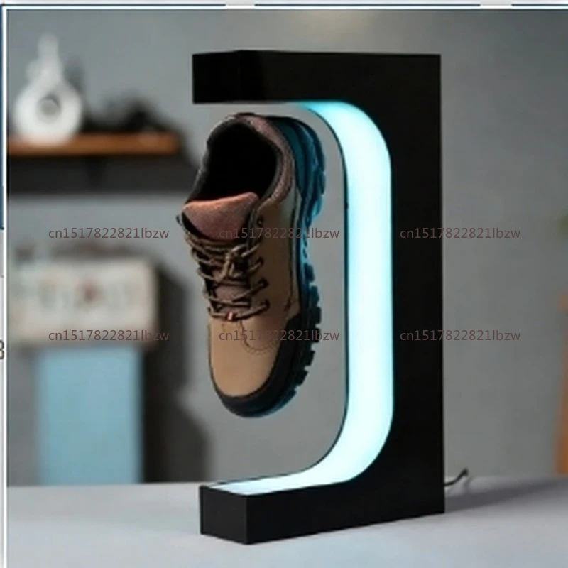 Magnetic levitation shoe rack display rack acrylic