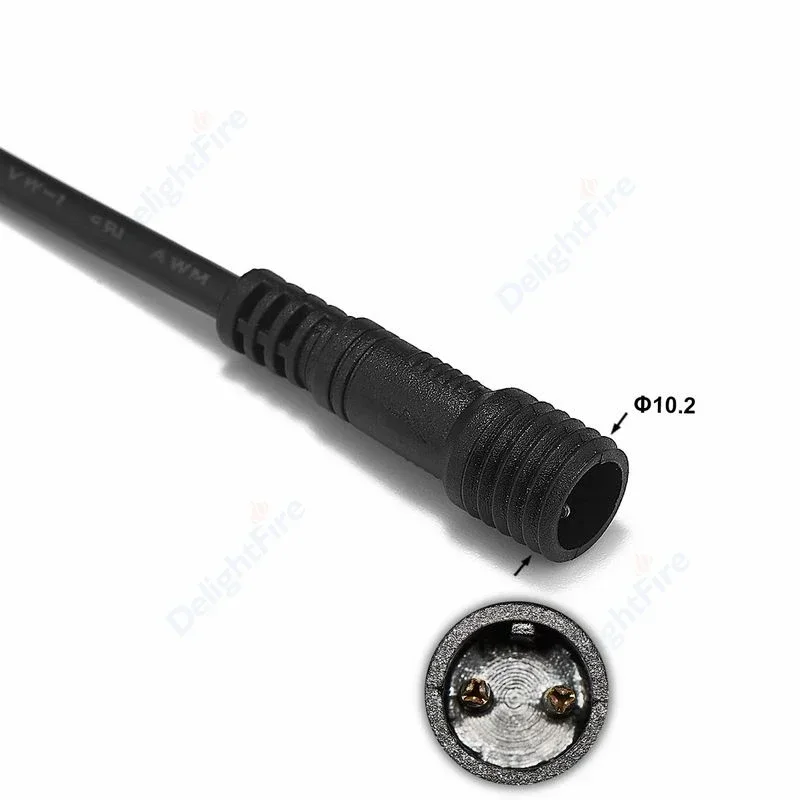2 3 4 5 دبوس موصلات مقاومة للماء 22 20AWG ذكر أنثى التوصيل تمديد الأسلاك IP67 موصل الحبل ل LED شريط صلب كشاف ضوء