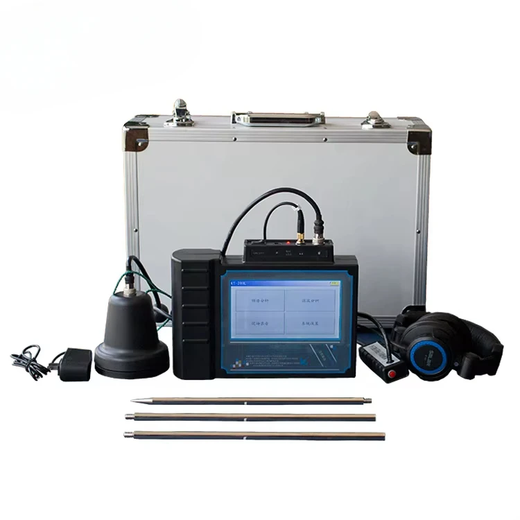 Portable Home Use Ultrasonic Water Pipe Leak Detector High Sensitivity Detection Sensor Underground Pipe Leakage Finder