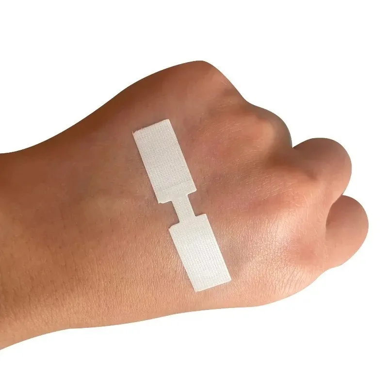 100 Adhesive Tape Closure Bandages for Skin Wounds, Used for Non Stick Butterfly Closure Bandages
