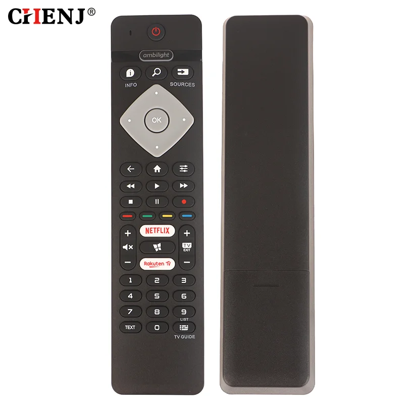 การเปลี่ยนรีโมทคอนโทรลสําหรับ Philips Ambilight 4K Smart LED TV 75PUS6754/12 65PUS6754/12 65PUS6704/12 55PUS6754 BRC 0884402 /01
