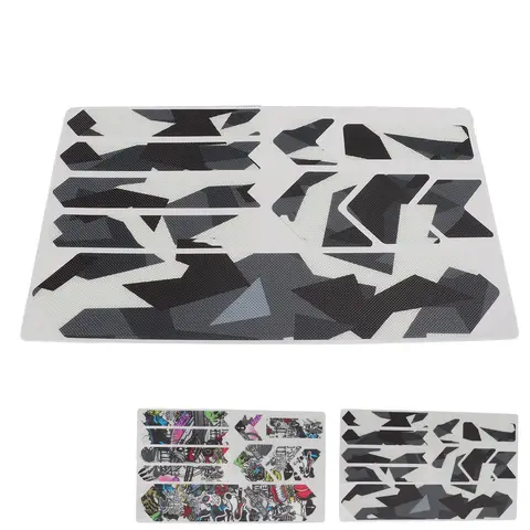 Pegatina para marco, pegatinas protectoras, cinta protectora de marco 3D, película decorativa para bicicletas de montaña y carretera