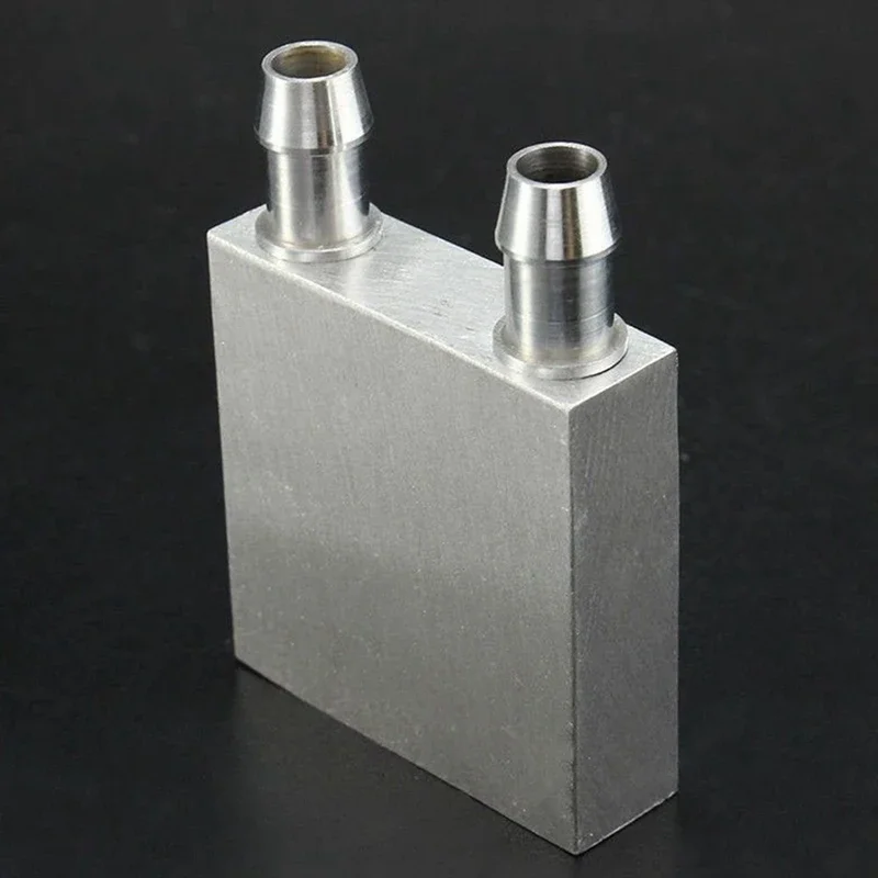 Water-cooled Exchanger Aluminium Water Cooling Waterblock Heatsink Block Liquid Cold For CPU GPU 40*40*12mm