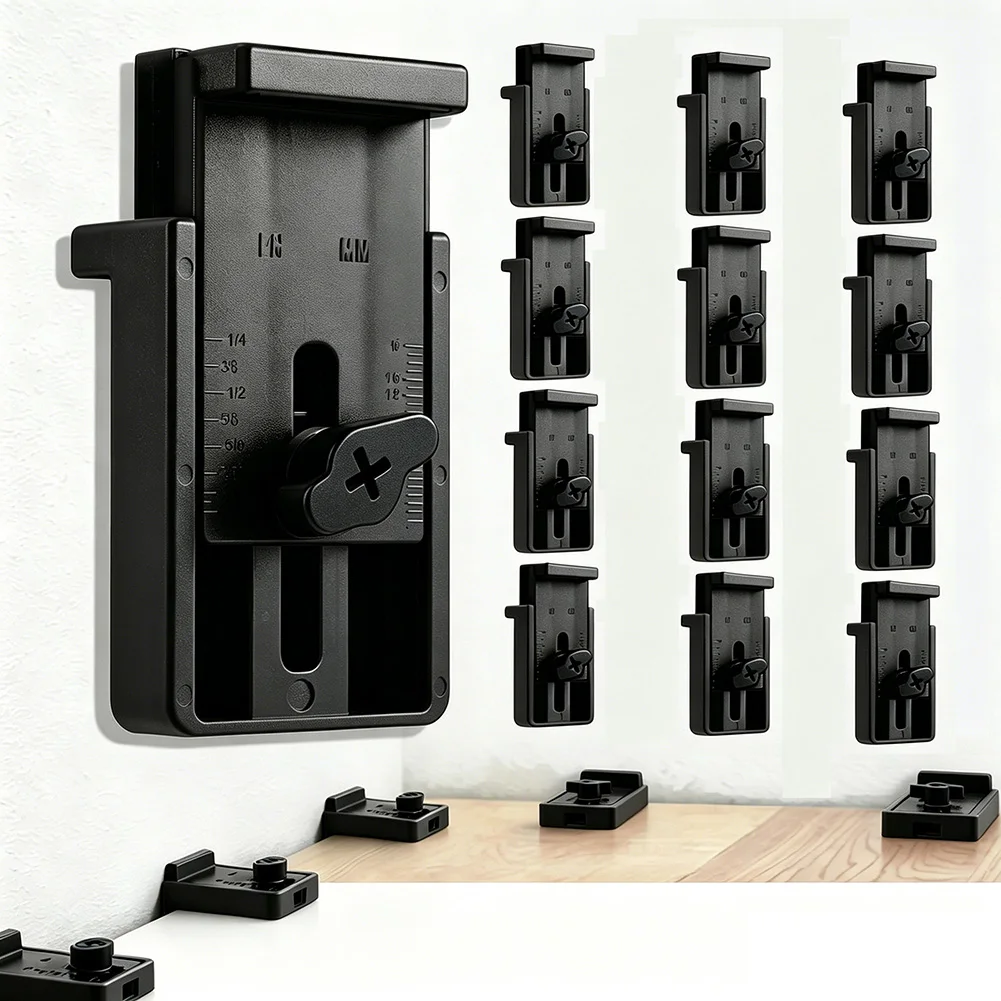 12 Pack Adjustable Flooring Spacers For Wood And Laminate Planks 1/4 Inch To 1 Inch Gap Setting Tool For Home DIY