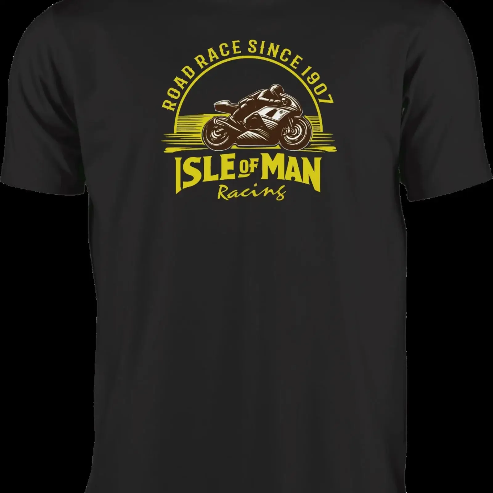 Isle of Man TT Tourist Trophy T Shirt Motorcycle Racing 3 vintage Washed Versatile Unisex Top For Everyday Wear Comfortable