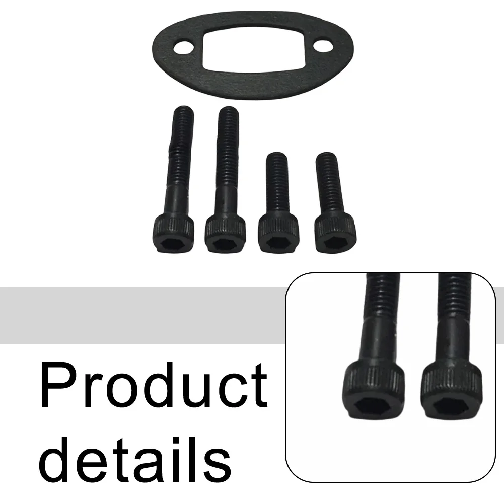 Black Muffler Gasket Bolt Set 505170501 For 555 560XP 562XP Chainsaw Engine Spare Parts Maintenance Tool