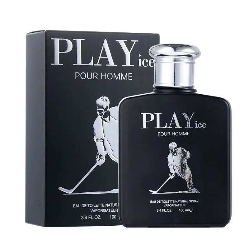 100ml Luxury Style Men Perfume Blue Black Bottle Long Lasting Ocean Woody Cologne Spray EDT Male Fragrance for Gym Office Daily Wear