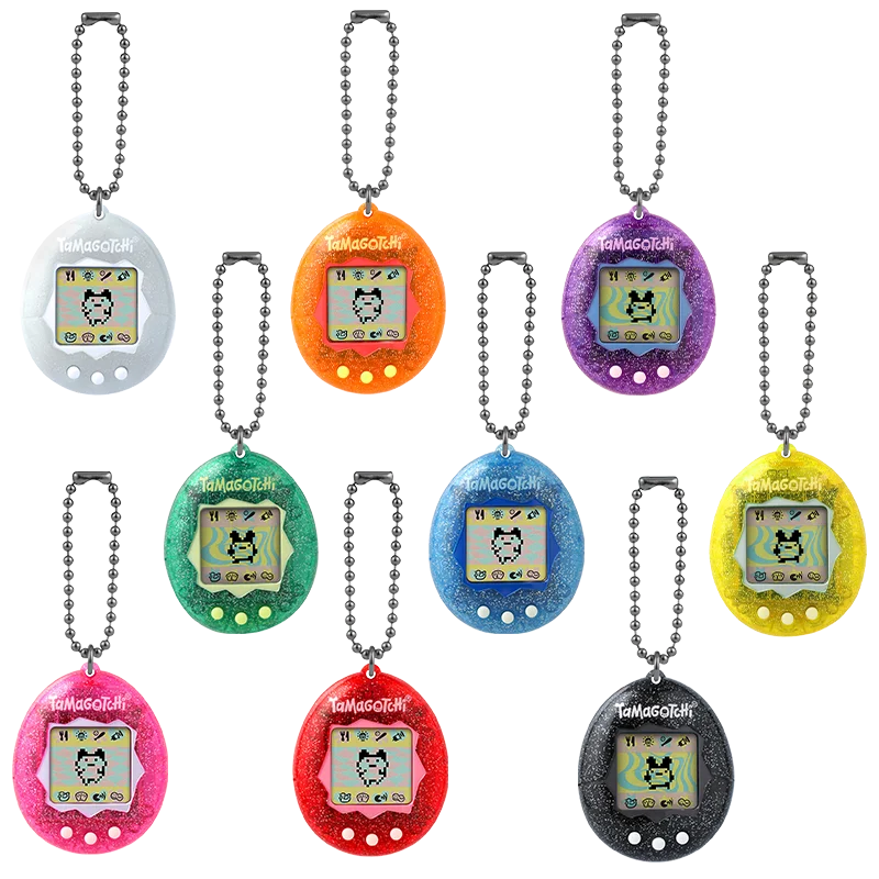 

Tamagotchi Gashapon Capsule Toy Electronic Pets Game Console Model Pendant Key Chain Decoration Collectible Toys Children's Gift