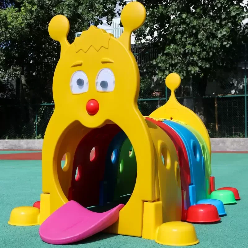 Kindergarten Caterpillar Crawl Tunnel Kids Toy Baby Early Education Indoor Outdoor Play Equipment