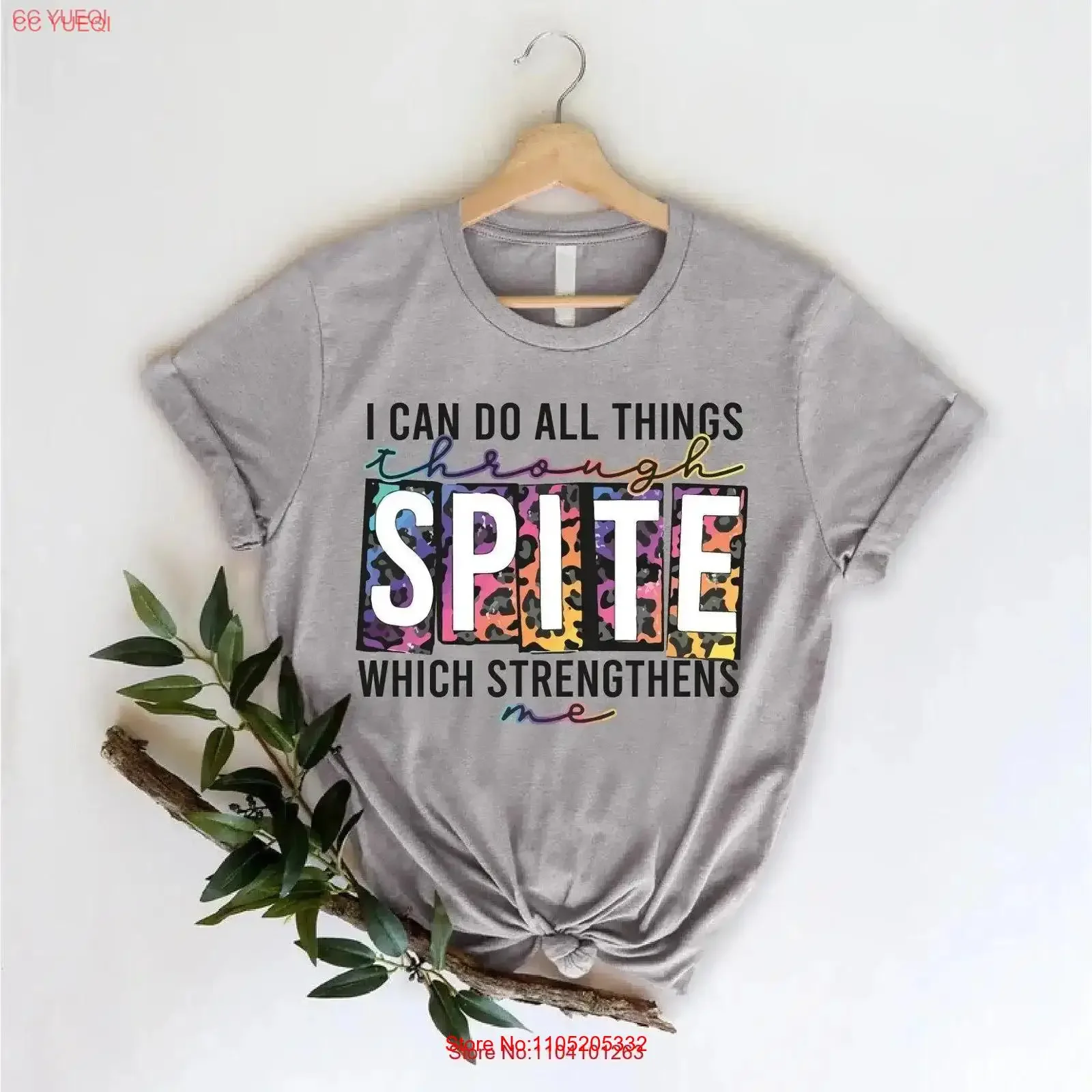 Sarcastic Mom T Shirt I Can Do All Things Through Spite Which Strengthens Mothers Day GifT Funny Quote With Sayings vintage