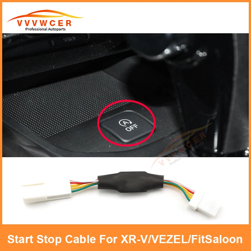 

For Honda XR-V Vezel Fit Auto Stop Start Engine System Eliminator Device Disable Cable Plug Stop Canceller Drive and Park