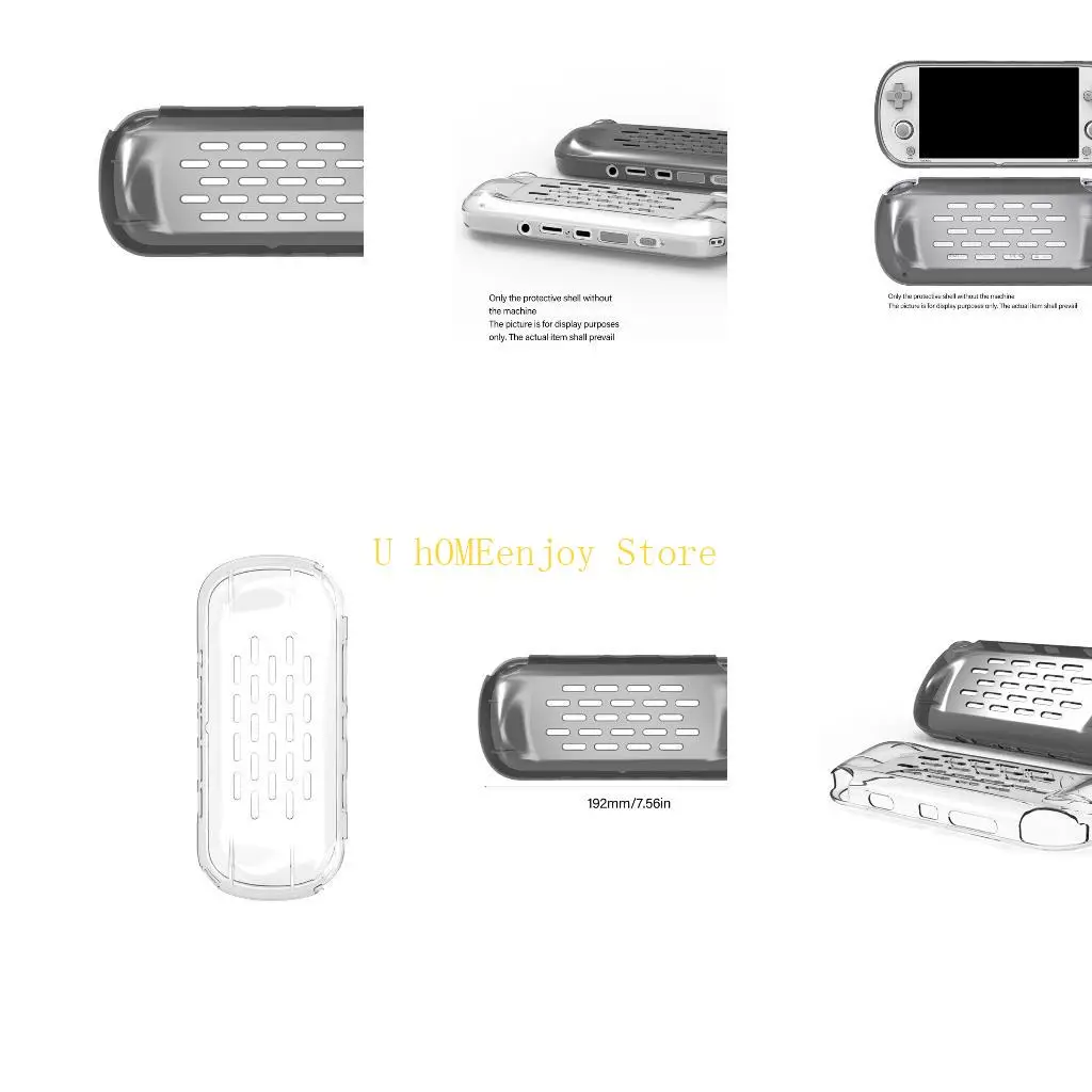 

B0KF Easy To Clean Skin Shell Cover Sleeve for Trimui Handheld Game Device Antislip Design Ensures Full Functionality Comfort