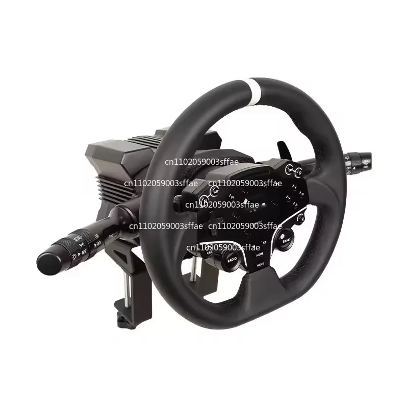X66A PC Simracing Game Steering Wheel Retrofit Kit Turn Signal Wiper Upgrade for MOZA R3 R5 R9 R12 Compatible with PC Gaming