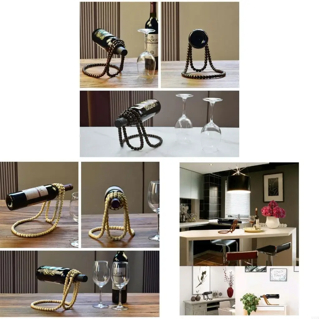 

H58B Wine Holder Creatality Rack Strach Strach Strack для украшений домашнего офиса