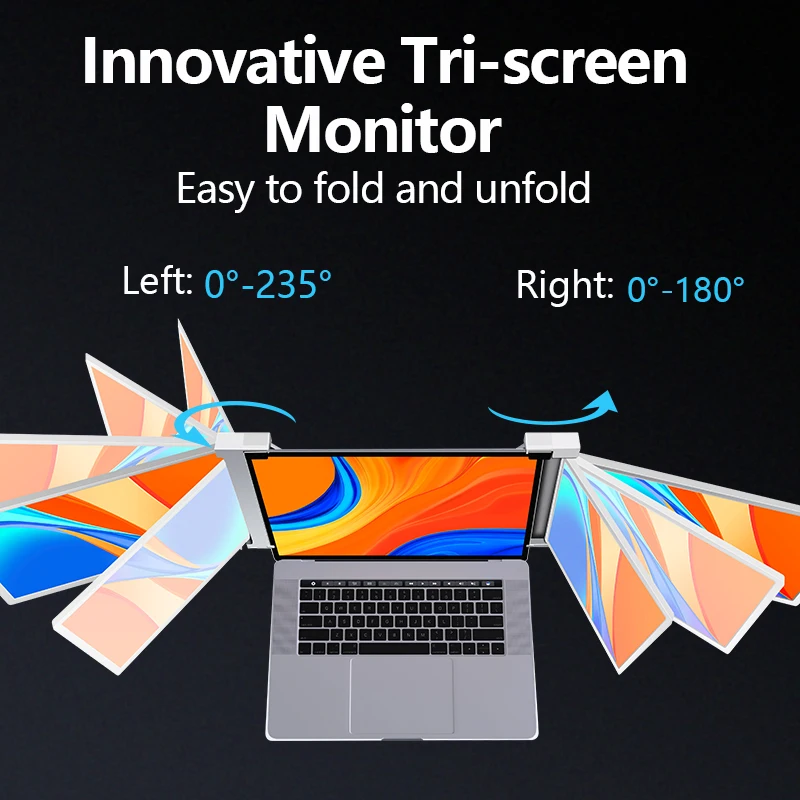 2024 Technology Trends Multi Monitor Dual Screens for Laptop Compatible With Multiple Systems
