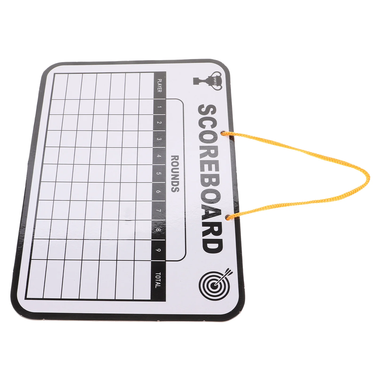 

Double-Sided Golf Scoreboard Dry Erase Board Lightweight Cardboard Writing Message for Teens Adults Outdoor Use