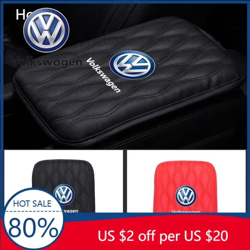 

Колпачки стержней клапанов, автомобильный подлокотник, коврик, водонепроницаемый защитный коврик для Volkswagen Passat Santana Touareg Bora Jetta CC Beetle Sci