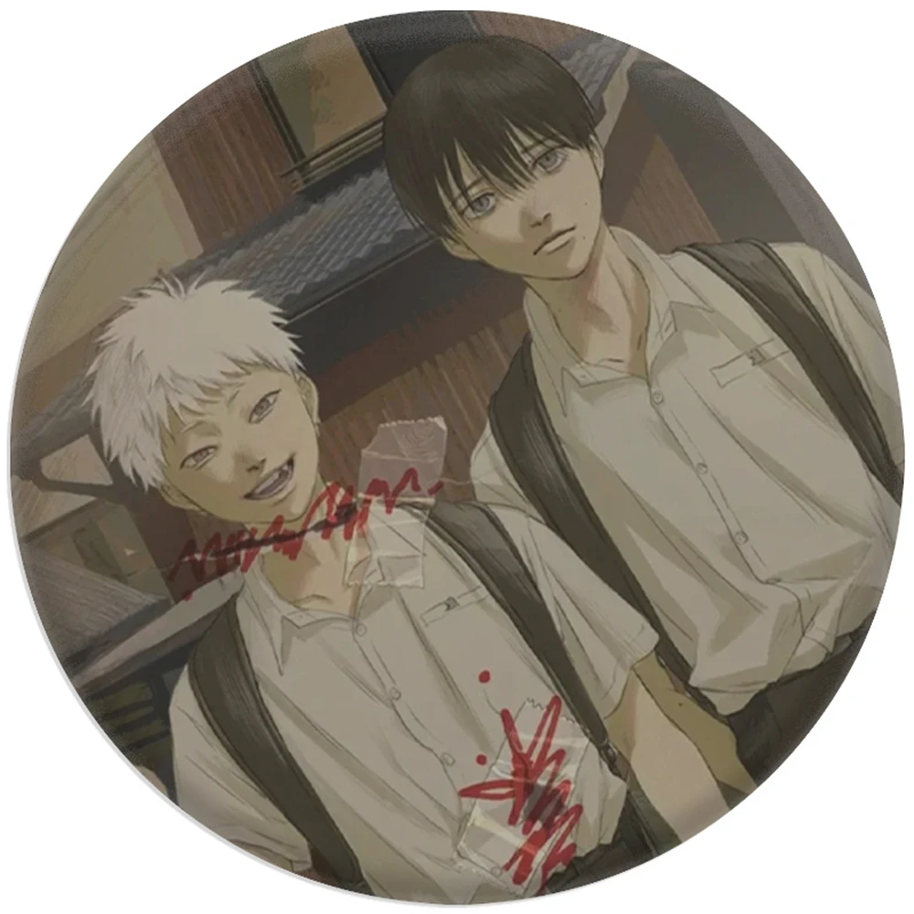 58 ملم أنيمي الصيف هيكارو يموت ‌    Tsujinaka Yoshinori كيدو هيكاري تأثيري حلي شارة دبوس SPTE صفيح بروش ﻿   الدعامة جيلف