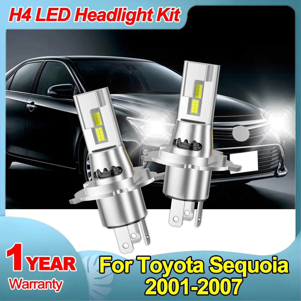 

Для Toyota Sequoia 2001-2007 обновленные лампочки H4/9003/HB2 20000LM ультра-ящкий 6000K белый комплект для переоборудования IP68 водонепроницаемый