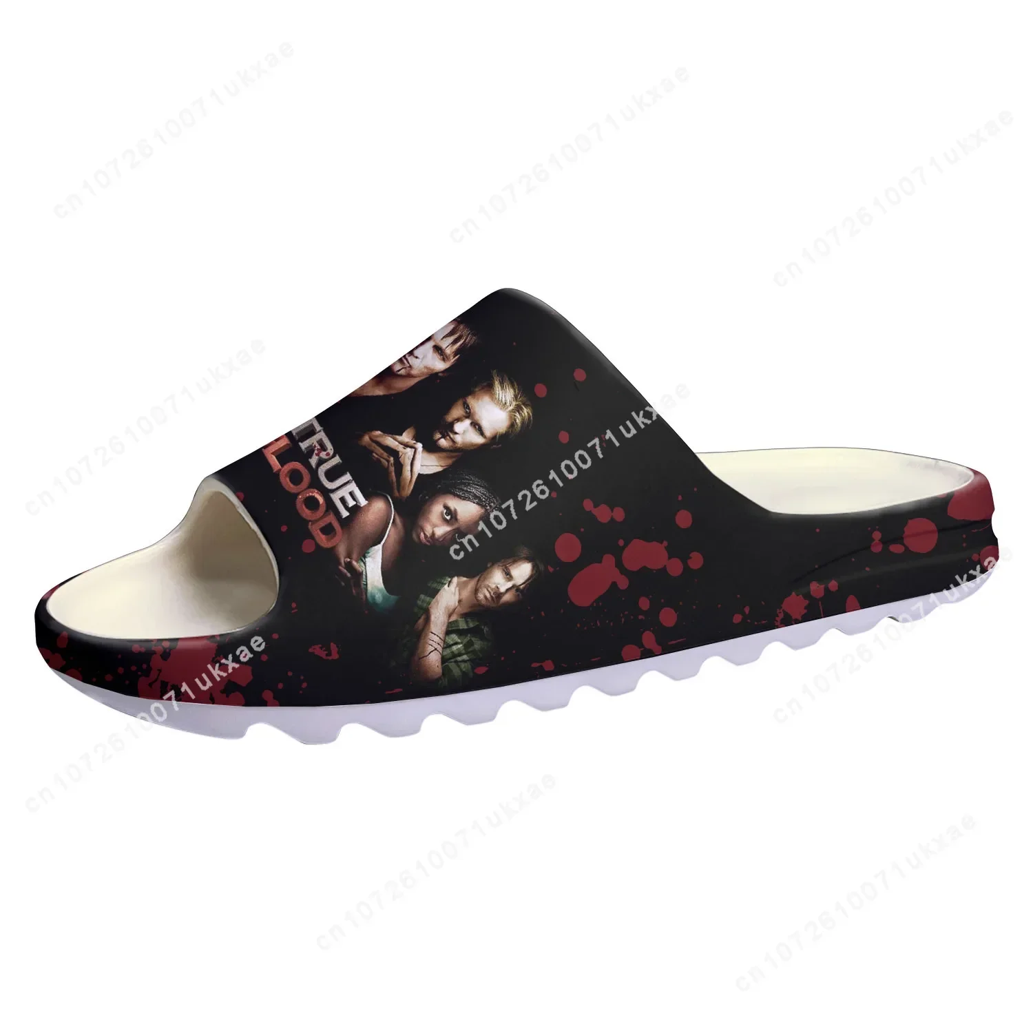 True Blood Soft Sole Sllipers Home Clogs Anna Paquin Stephen Moyer Step On Water Shoes Mens Womens Teenager Custom Sandals