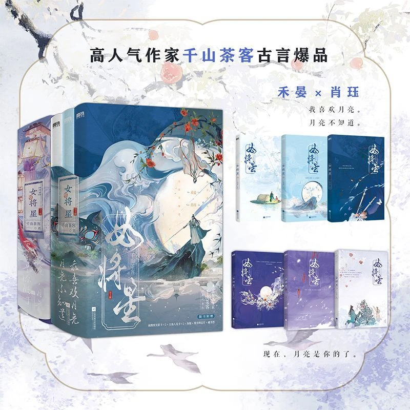 

New Nv Jiang Xing Novel Book All 6 Books Author Qian Shan Cha Ke Special Edition Chinese Ancient Romance Novels He Yan, Xiao Jue