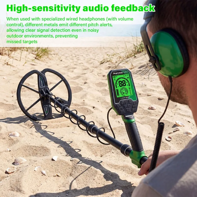 Metal Detector Discover Hidden Treasures Metal Gold Detecting Stuff Exploration Waterproof Automatic Precise Positioning Finder