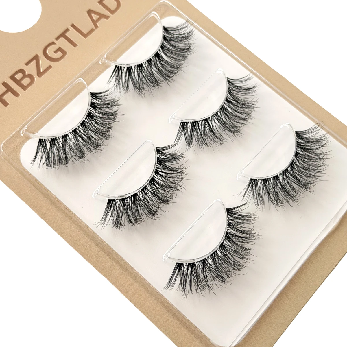 NEU 3 Paar 3D Nerz-Wimpern mit unsichtbarem Band, natürliche 5D Nerz-Wimpern, schwarze Nerz-Kunstwimpern, volle Wimpernbänder, wiederverwendbar – Detail 25