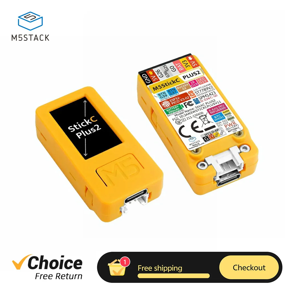 m5stack-stickc-plus2-esp32-iot開発キット-ir-btおよびwifi-114インチスクリーン-iotオートメーションコントローラーモジュール