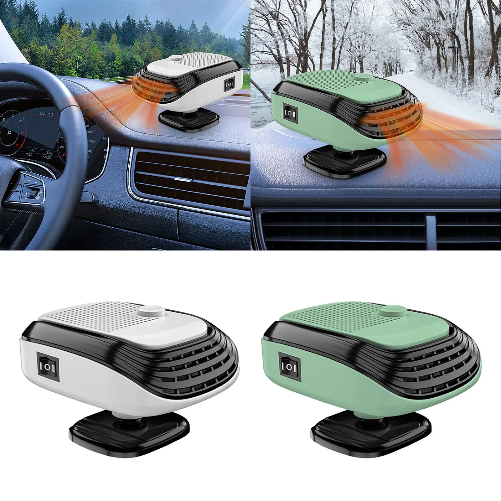 

Portable Automotive Electric Heater Car Windscreen Defogger Defrosting Car Fast Heating Fan 150W Heater for Traveling 12V 24V