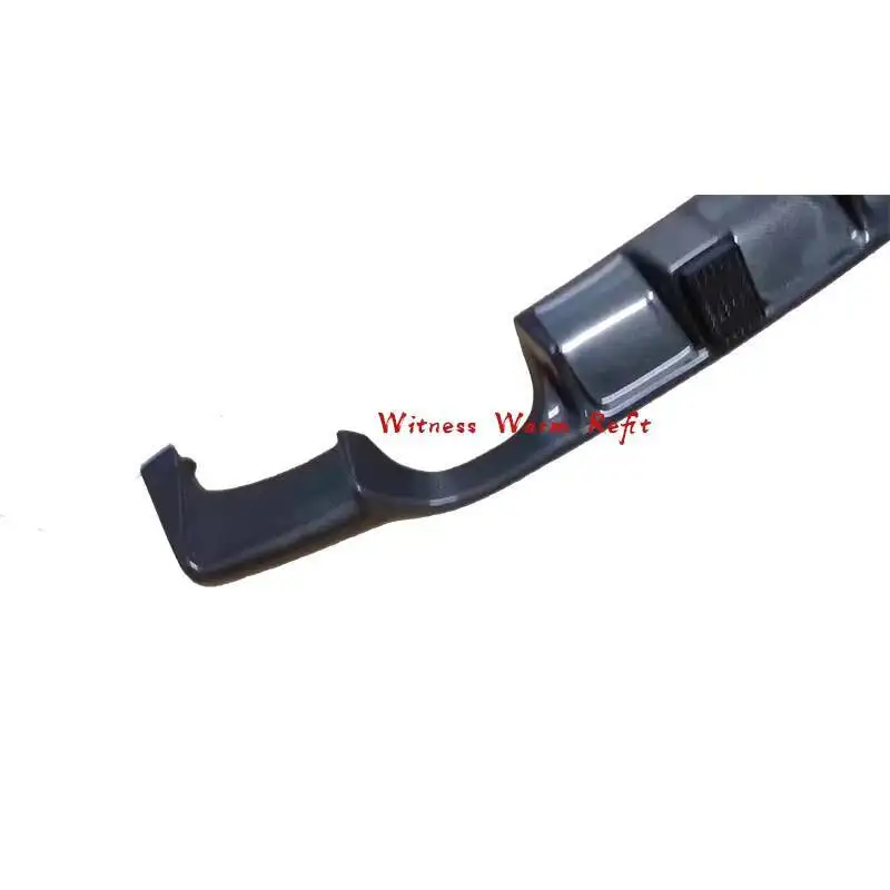 4 سلسلة سيارة شفة مصد السيارة الناشر لسيارات Bmw F32 F33 F36 An M4 13-19 435 مع أضواء Led أربعة منافذ ألياف الكربون شفة ممتصة للصدمات الخلفية #5