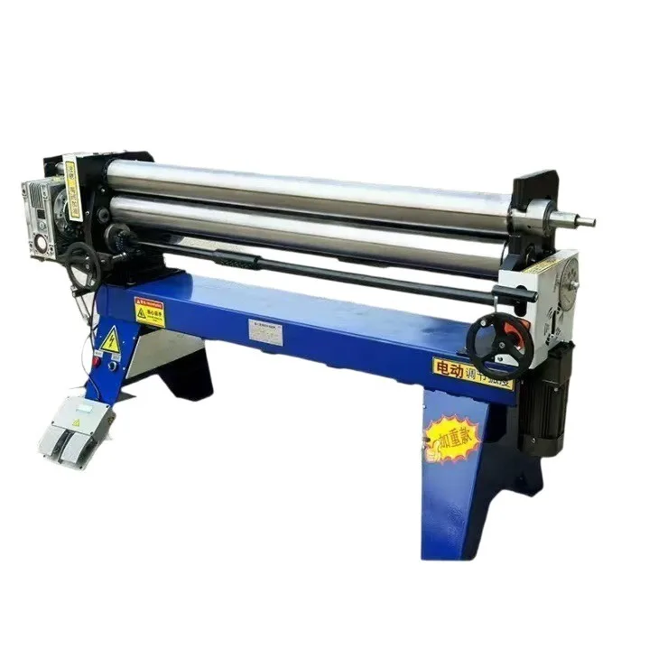 Iron sheet aluminum sheet rolling machine stainless steel plate rolling machine small electric bending machine