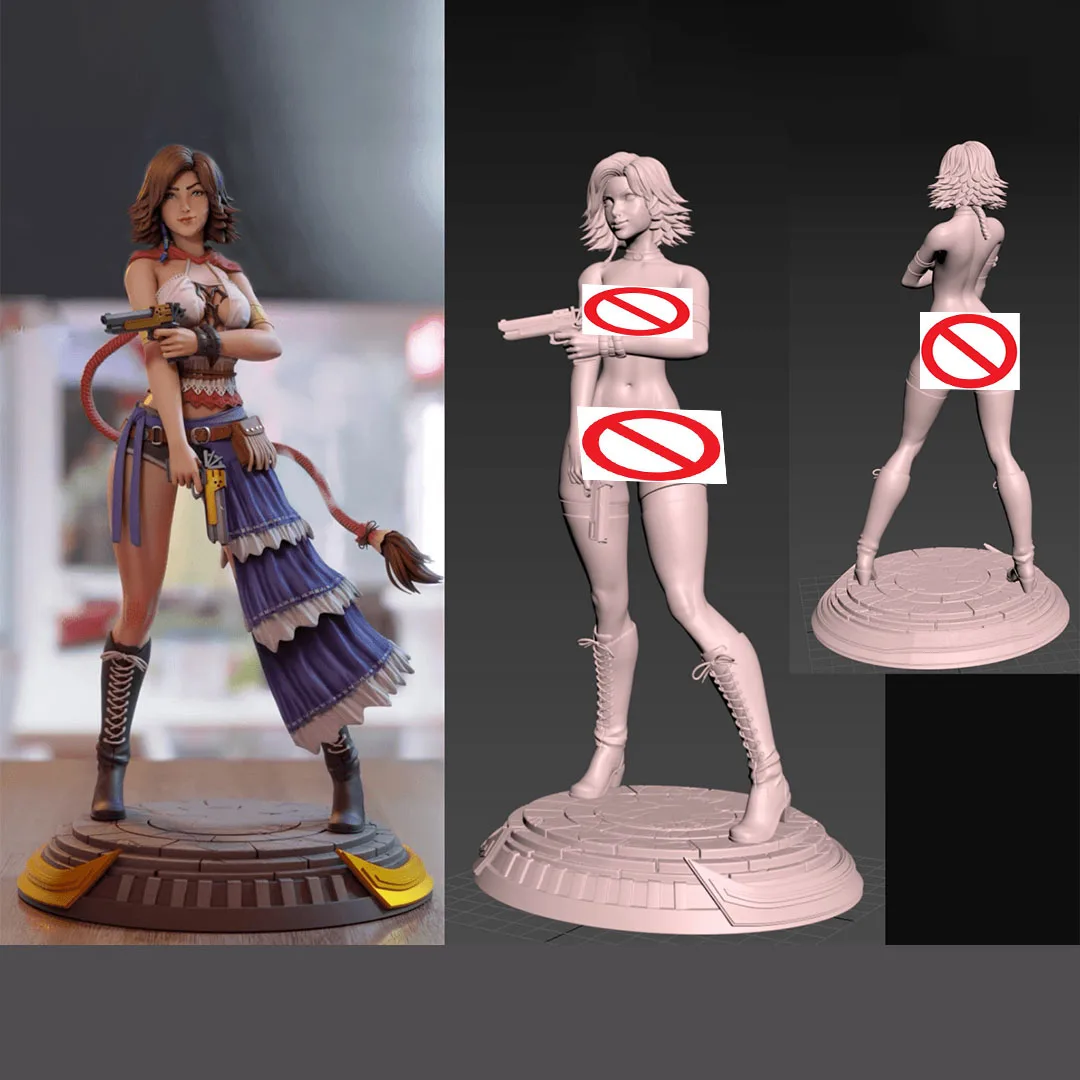 120mm, 100mm, 75mm, 50mm 3D printing, NSFW,final fantasy  miniature model resin figures, unassembled and unpainted kit