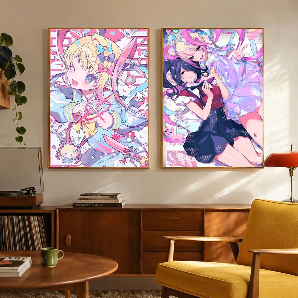 Game Girl N-Needy S-Streamer Overloads Poster Digital Solvent Print Waterproof PP Fade-Resistant Wall Art Room Decor Gift
