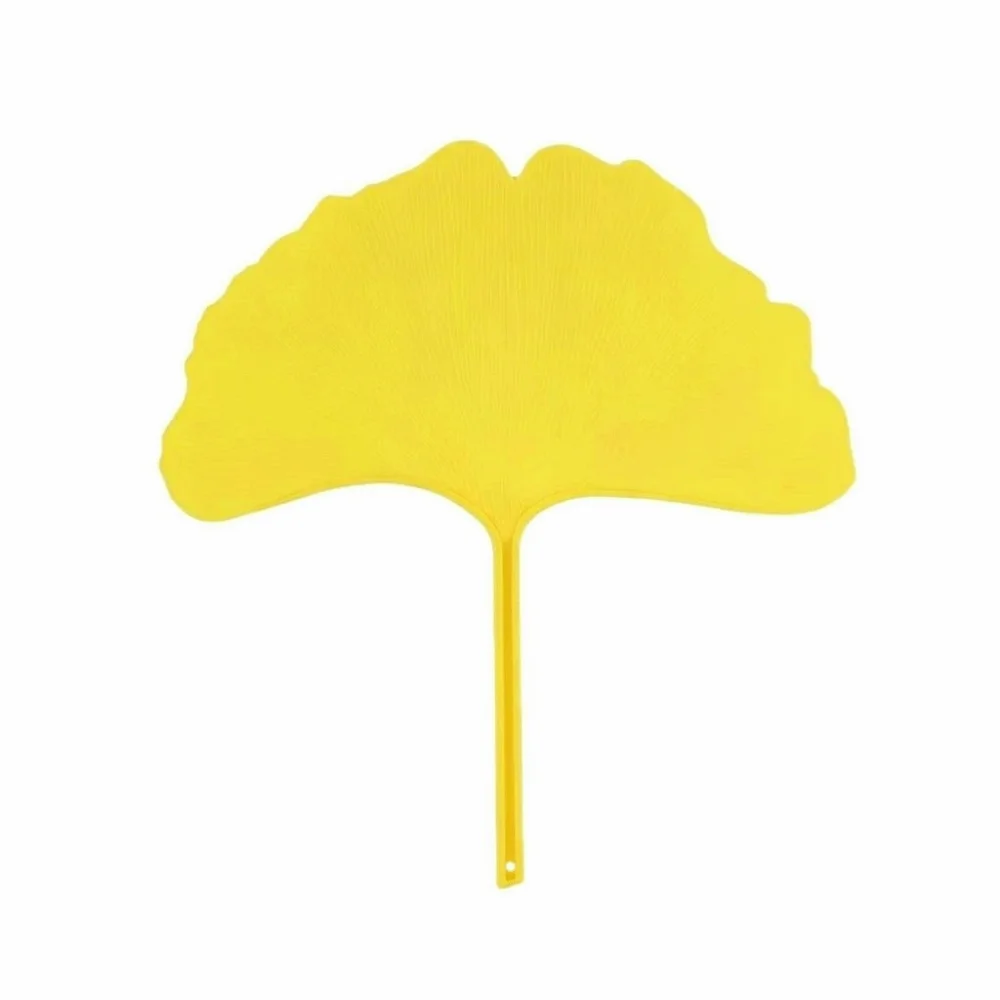 Creative Thickened Ginkgo Biloba Fan Durable Artificial Apricot Fan Decorative Summer Cooling Fan Summer