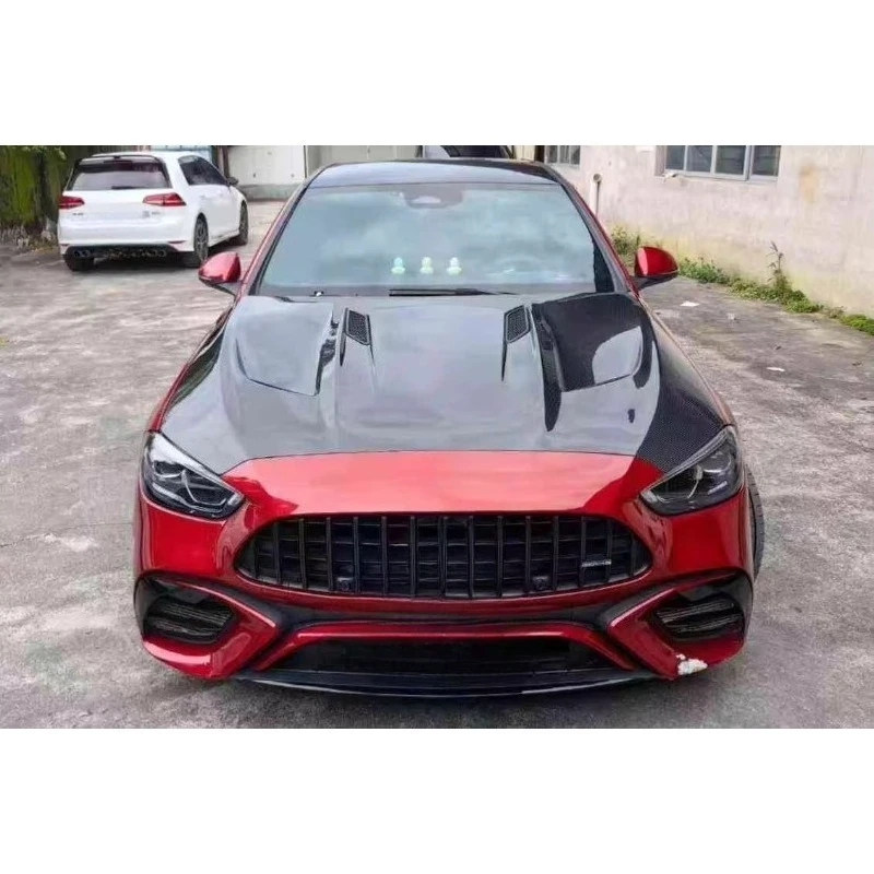 

New Carbon Fiber Engine Hood for Mercedes C Class W206 Front Bonnet Car Engine Cover