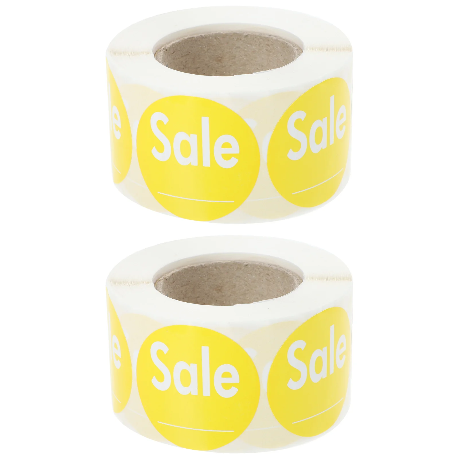 2 個 2 ロール円形取り外し可能なステッカー販売ラベル小売店ディスプレイ用粘着タグクリアランスセールプロモーションフォルダラベル