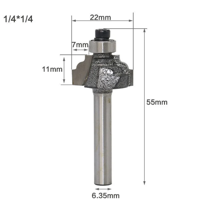 1/4 Handle 1/2 Line Knife Convex Sensitive Son Classical Table Edge European Kitchen Woodworking