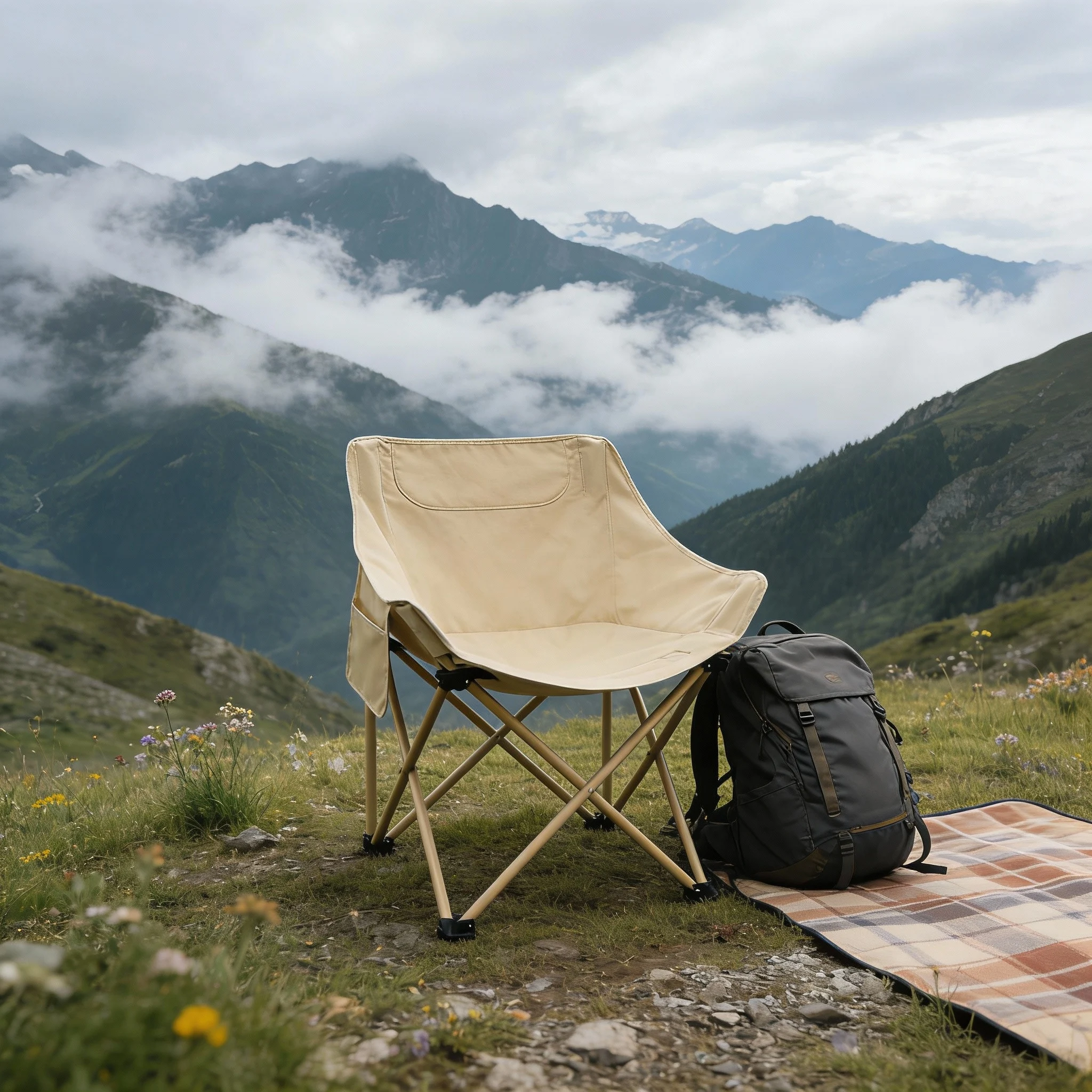 

Складной туристический стул для кемпинга – сверхпрочный, выдерживает нагрузку до 300 кг, современный дизайн, портативный, экологичный, для активного отдыха на природе