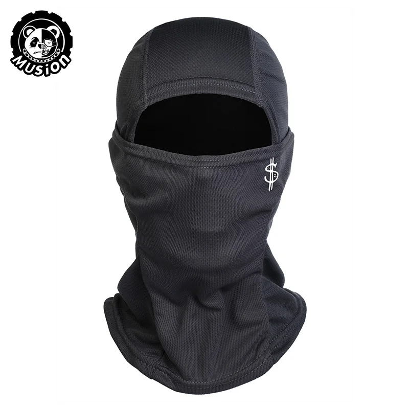 Musion Customizable Multifunction Wind-Resistant Balaclava Face Mask Bandana Hood Headwear for Riding Motorcycle and Cycling