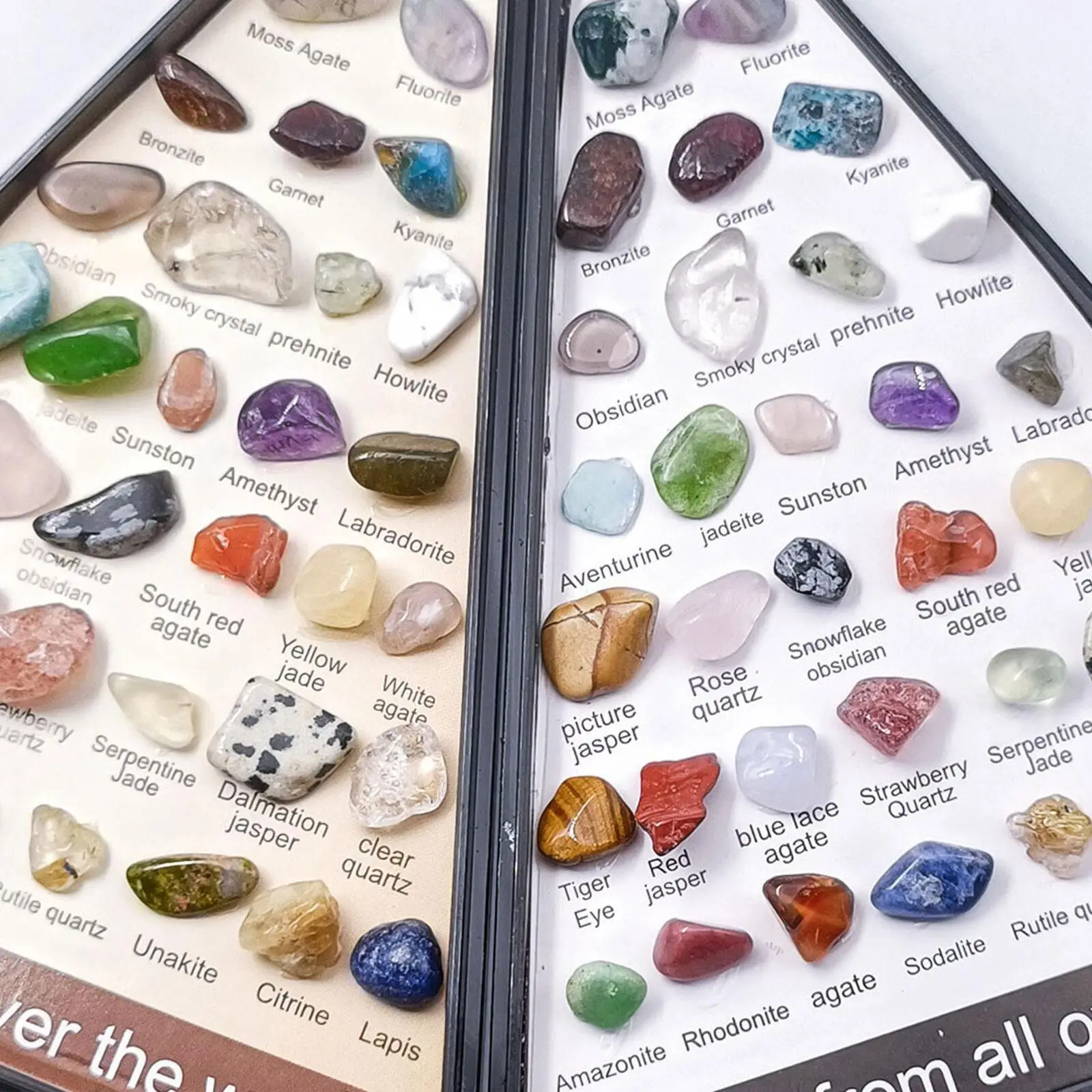 Une collection de pierres précieuses, dont une qui s'appelle les Une collection de pierres précieuses, dont une qui s'appelle les