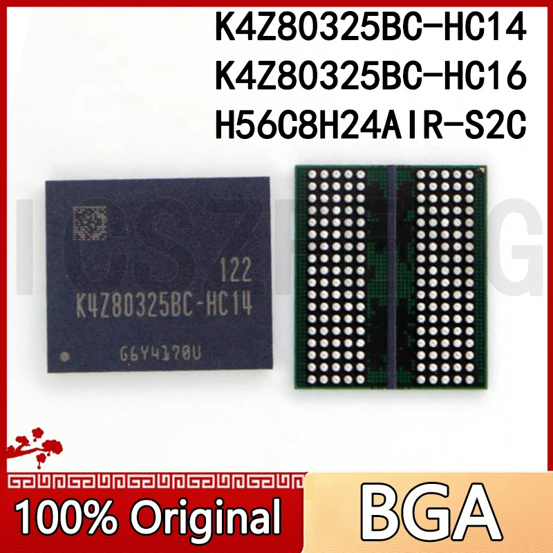 100% Test K4Z80325BC-HC14 K4Z80325BC-HC16 H56C8H24AIR-S2C H56C8H24AIR K4Z80325BC HC14 K4Z80325BC HC16 BGA