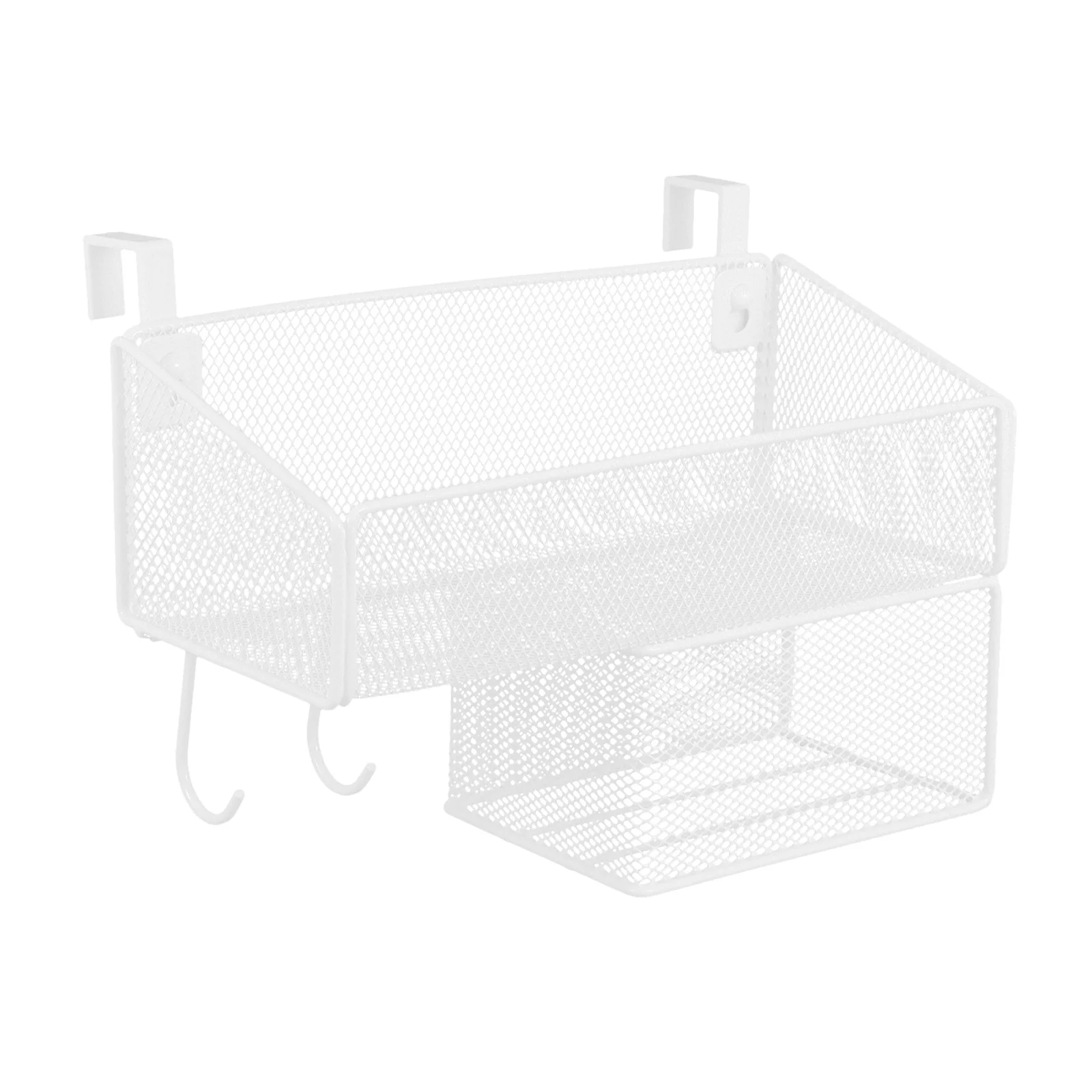 

Metal Bedside Hanging Shelf Organizer Dorm Room Dormitory Bedside Caddy Storage Basket Office Table Organizer Bed Beside Storage