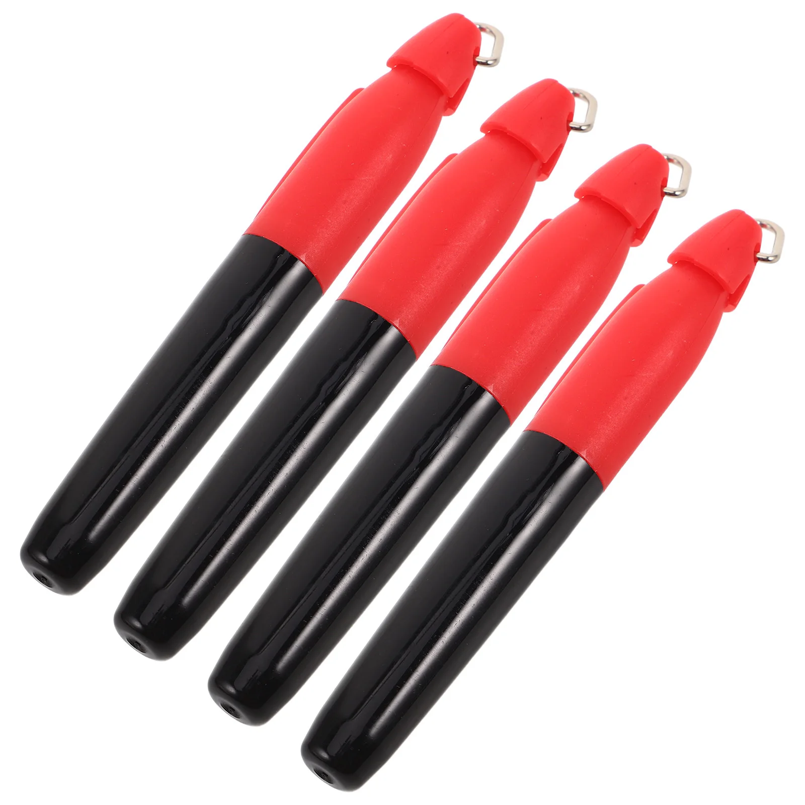

4Pcs Golf Ball Marking Kit Sturdy Iron Hook Triangle Clip Secure Fit for Golf Bag Smooth Marking Pen Sports Outdoor Accessory