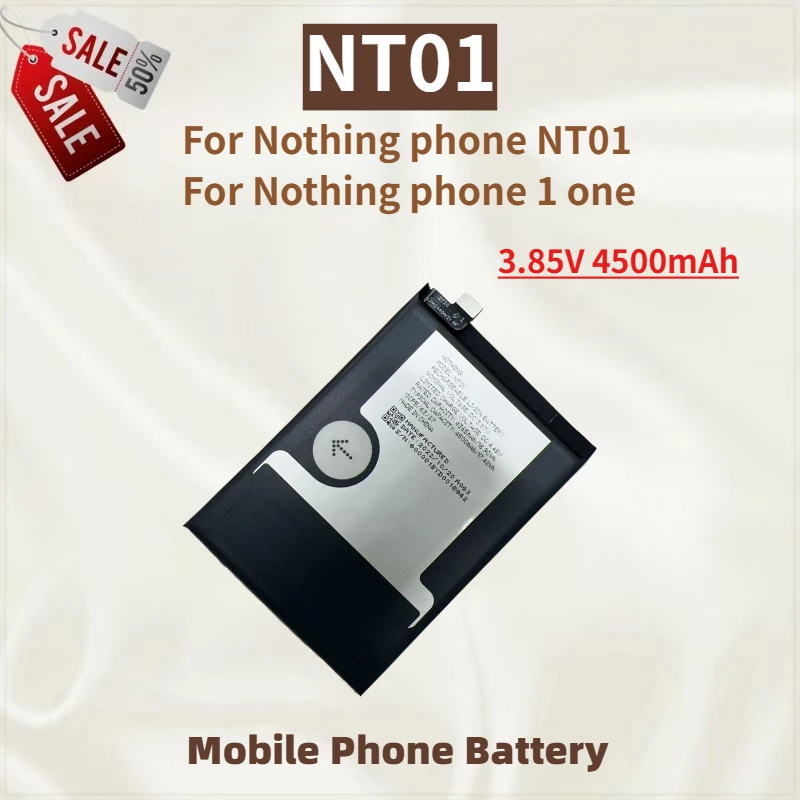 

Высокое качество NT01 аккумулятор для мобильного телефона 3,85 В 4500 мАч для телефона Nothing NT01, 1 один совершенно новый сменный аккумулятор