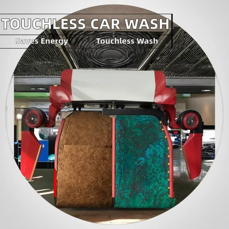 Automatic Car Washing Machine Integrated Foam Spraying And Wax Coating Module Improves Car Surface Brightness After Cleaning
